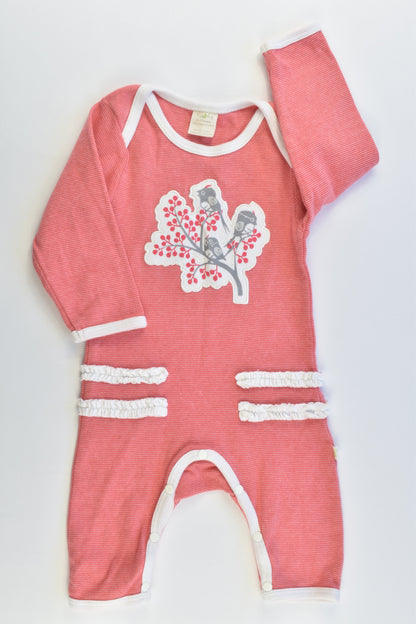 Tiny Twig (Australia) Size 3-6 months (00) Birds on Tree Organic Romper