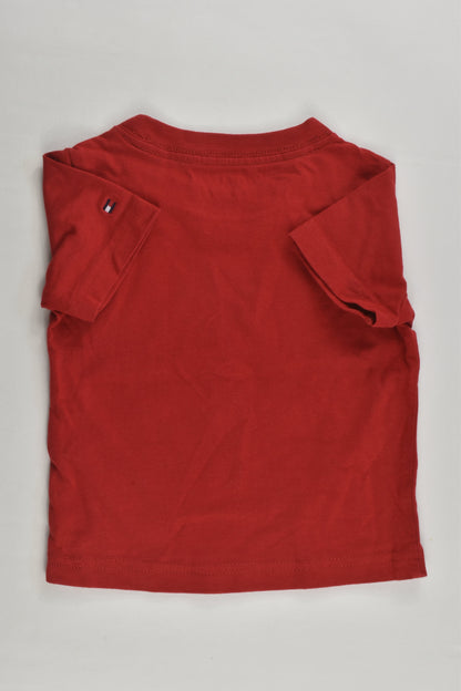 Tommy Hilfiger Size 0 (6-9 months) 'Hilfiger Athletics' T-shirt