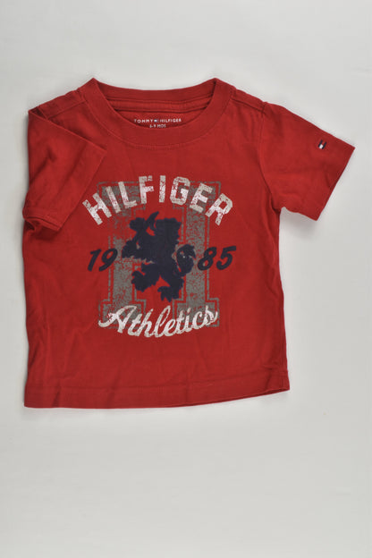 Tommy Hilfiger Size 0 (6-9 months) 'Hilfiger Athletics' T-shirt