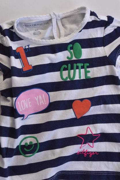 Tommy Hilfiger Size 1 (18 months) Striped T-shirt