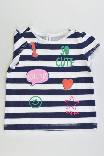 Tommy Hilfiger Size 1 (18 months) Striped T-shirt