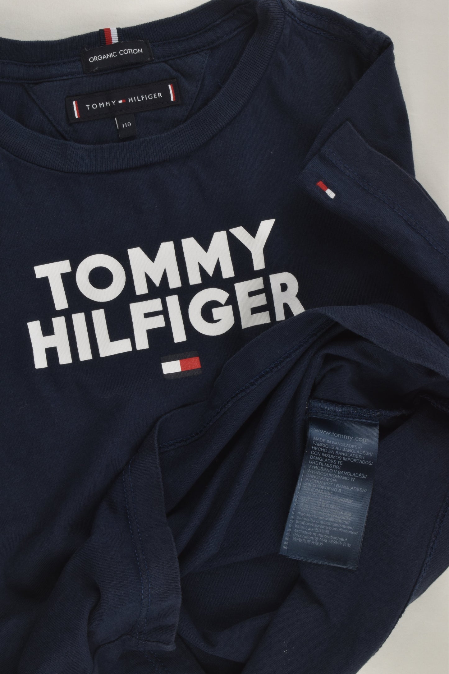 Tommy Hilfiger Size 5 (110 cm) Oragnic T-shirt