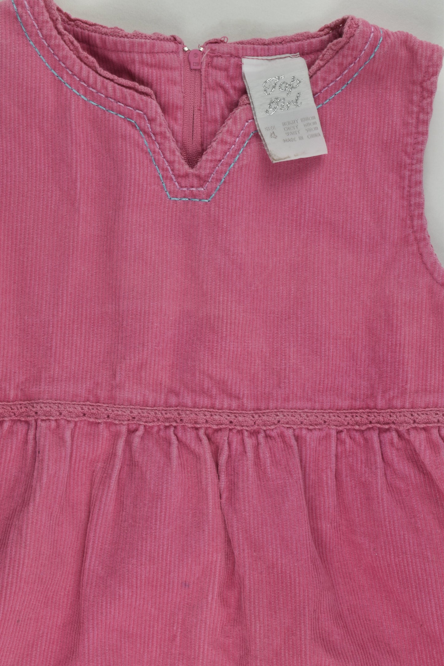 Top Girl Size 4 Cord Dress