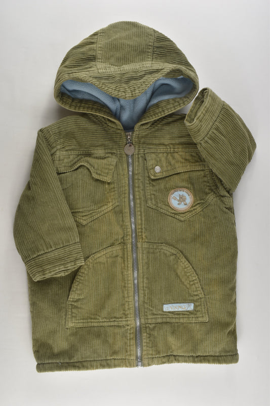 Tout Compte Fait Size 0-1 (18 months, 81 cm) Viking Fleece Lined Cord Jacket