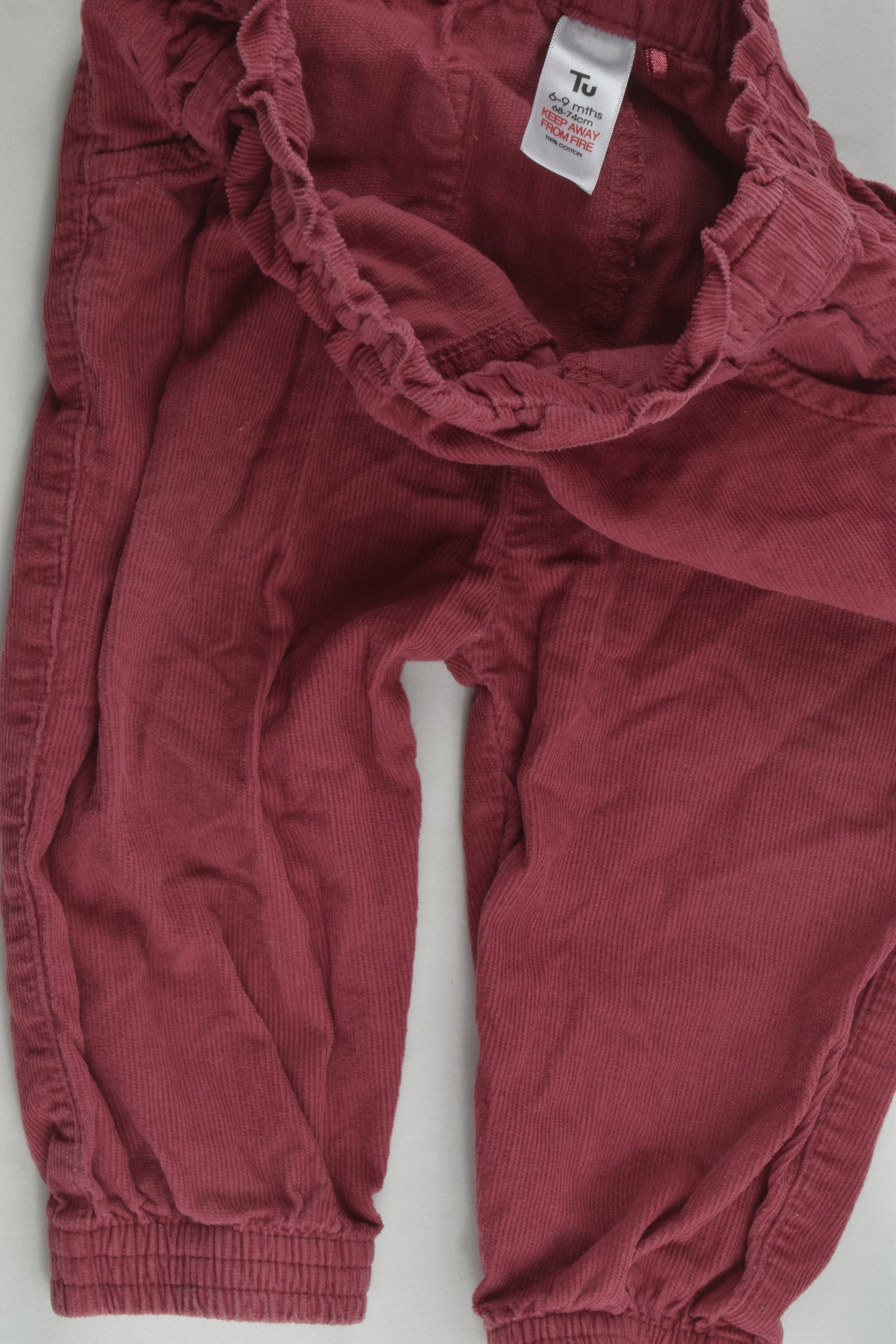 Tu Size 0 (6-9 months) Lightweight Cord Pants