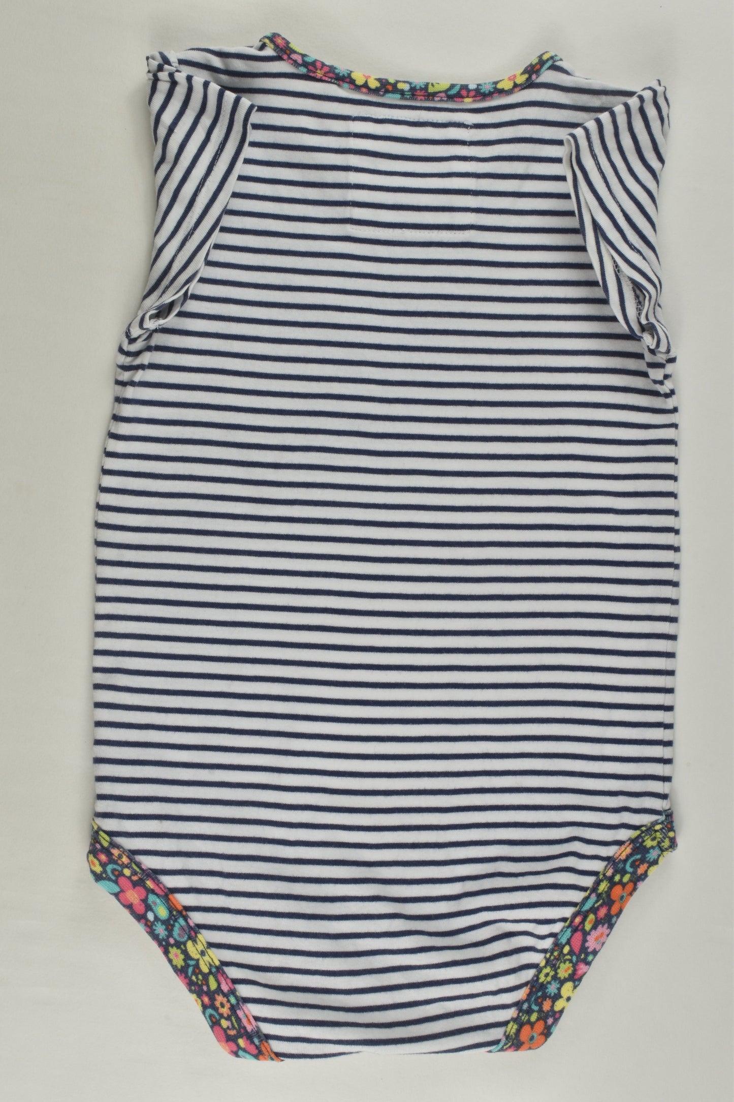 Tu Size 1 Stripes and Liberty Print Bodysuit