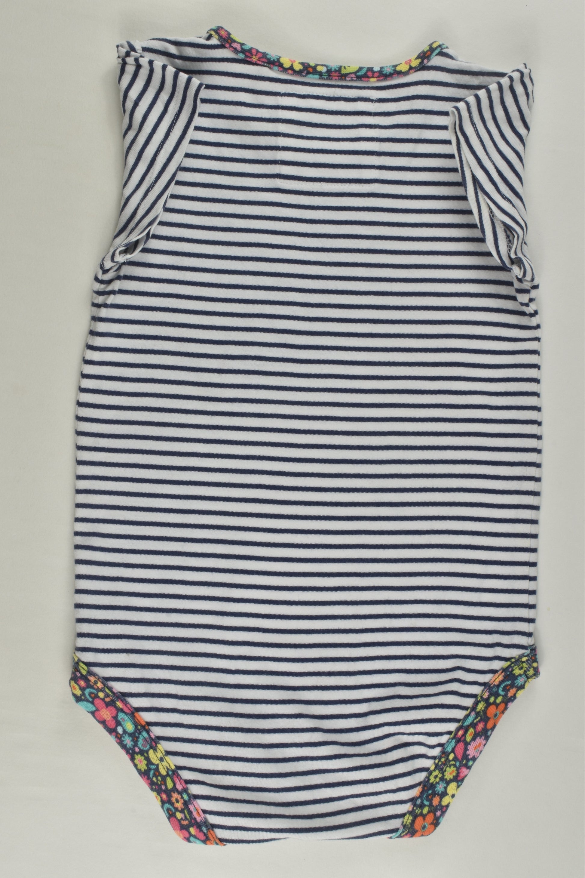 Tu Size 1 Stripes and Liberty Print Bodysuit