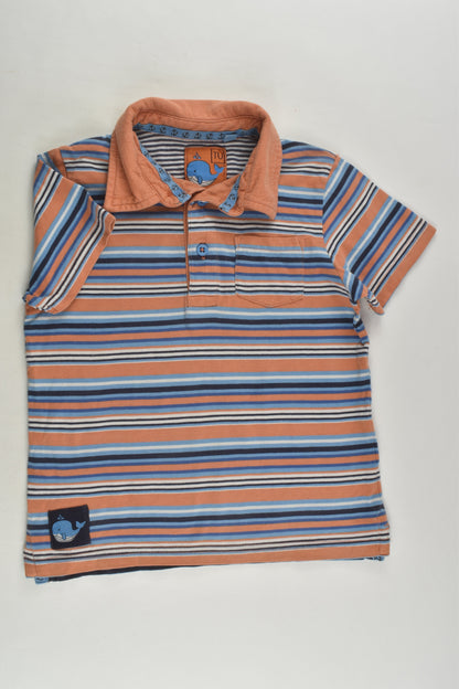Tu Size 3-4 Whale Polo Shirt
