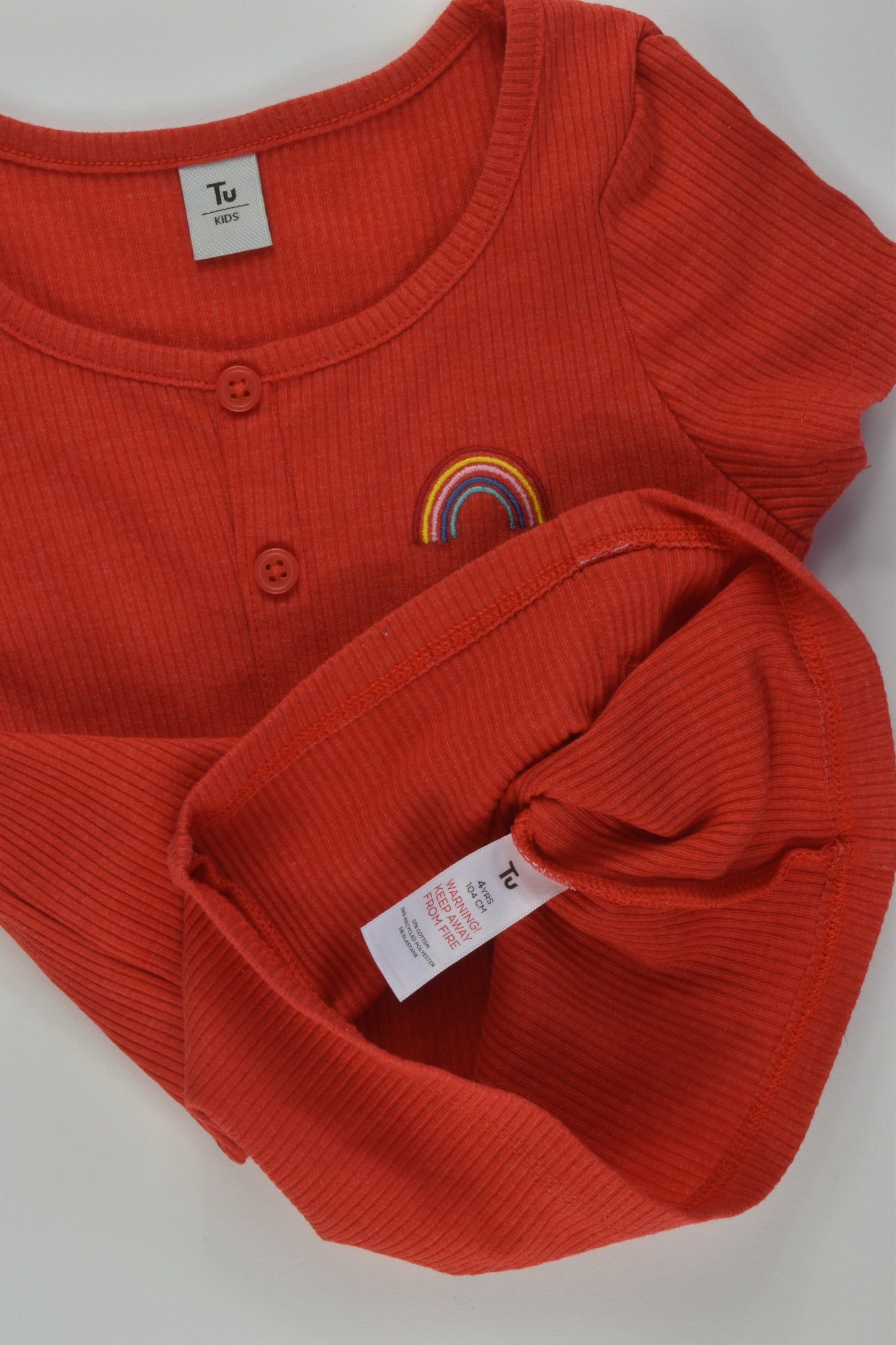 Tu Size 4 Rainbow T-shirt