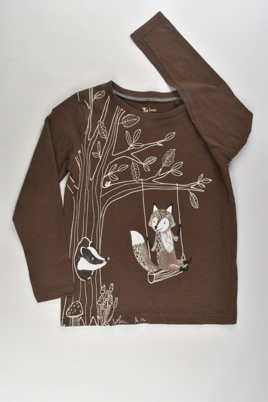 Tu Size 5-6 Forest Animals Top