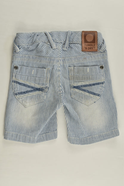 Tumble 'N Dry Size 2 (92 cm) Striped Denim Shorts