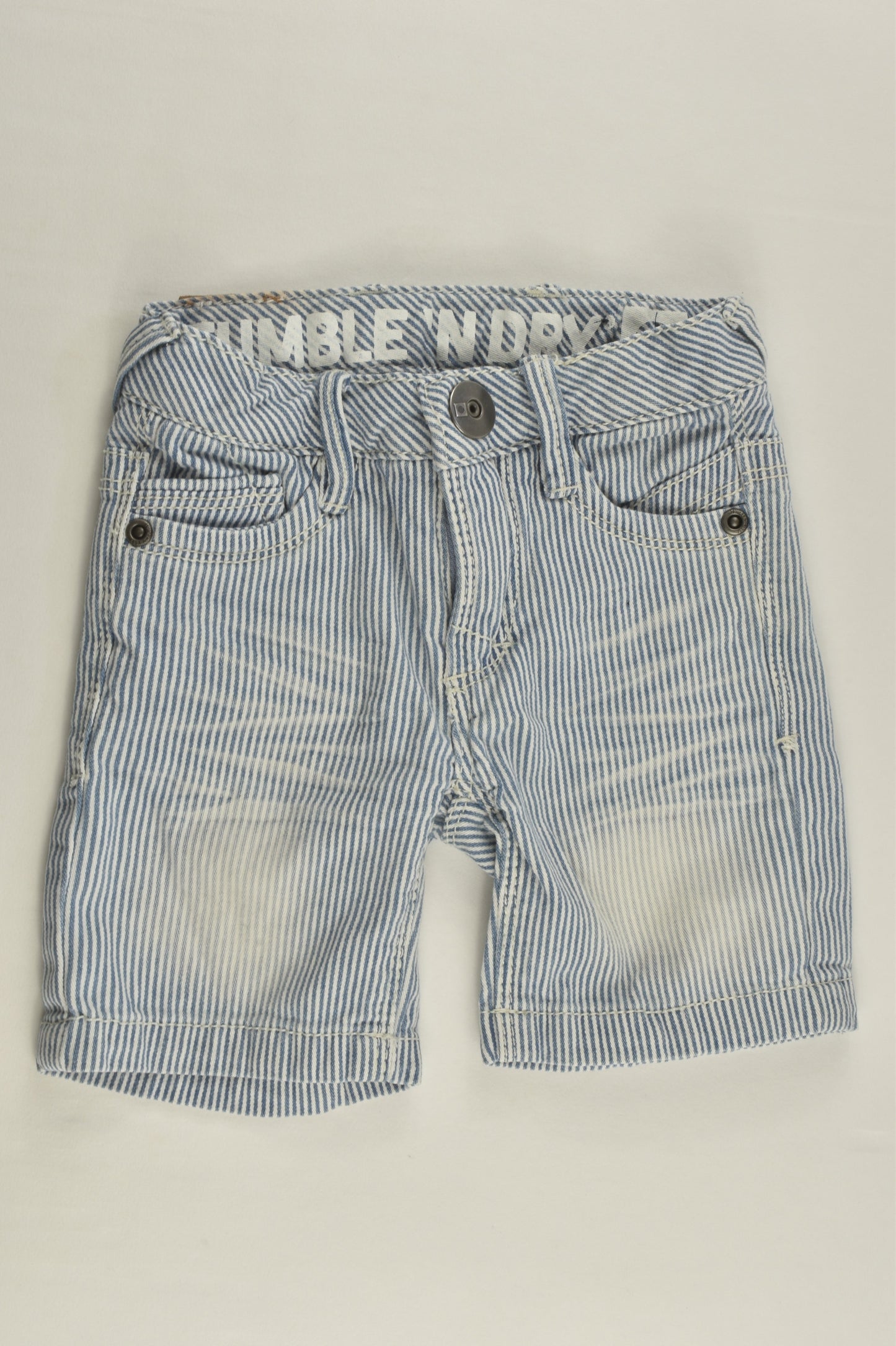Tumble 'N Dry Size 2 (92 cm) Striped Denim Shorts