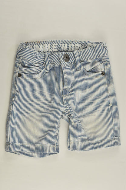 Tumble 'N Dry Size 2 (92 cm) Striped Denim Shorts