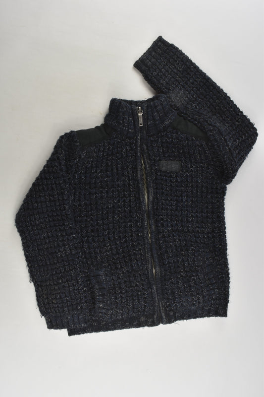 Tumble 'N Dry Size 3/4 Knit Zip Jumper