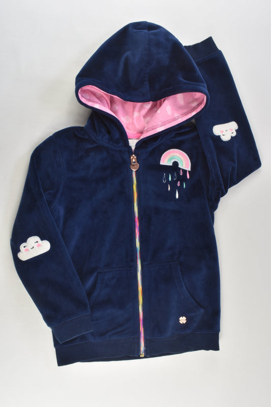 Tutus & Tambourines Size 5 Rainbow Velour Jumper