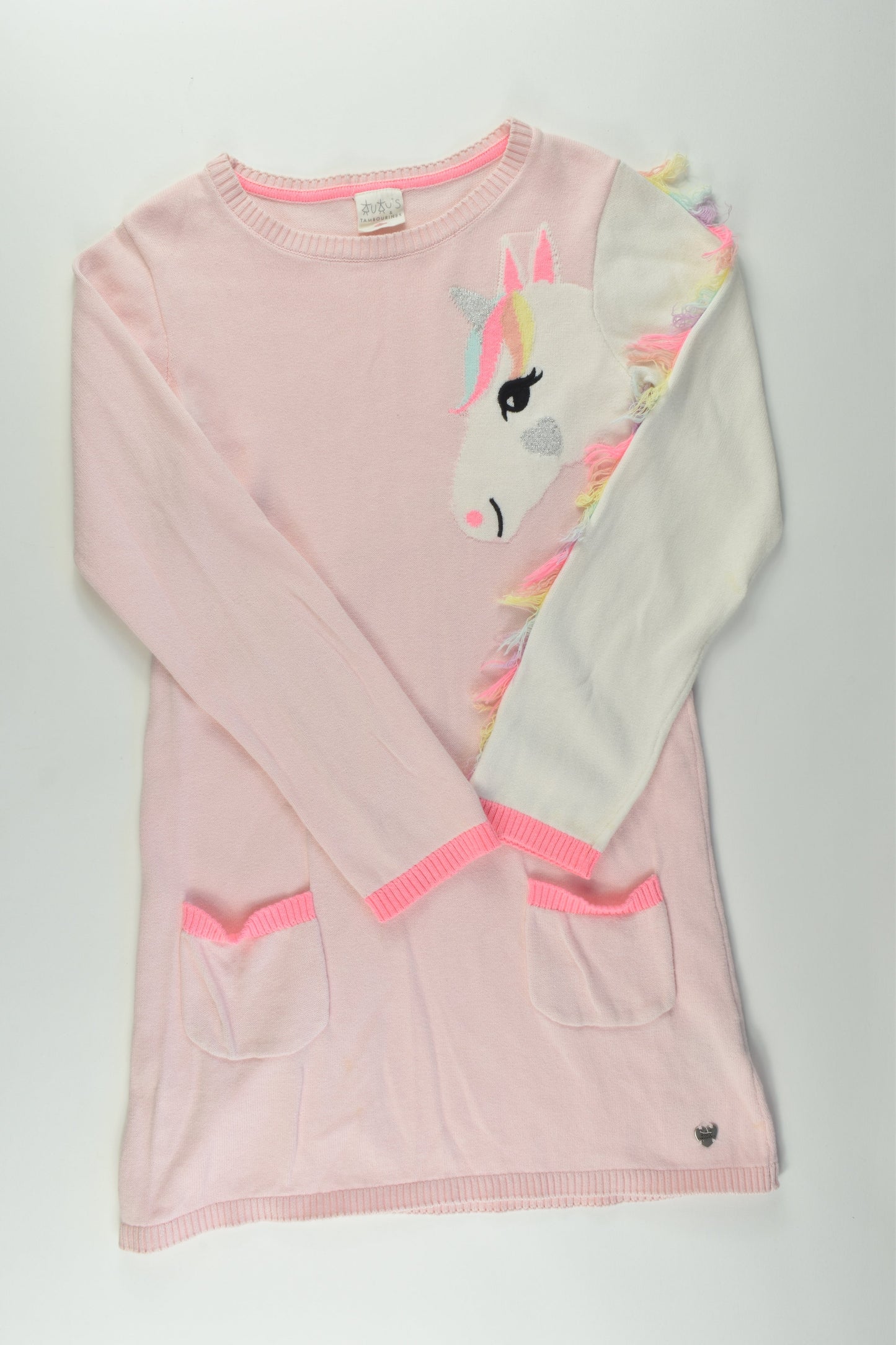 Tutus and Tambourines Size 8 Knit Unicorn Dress