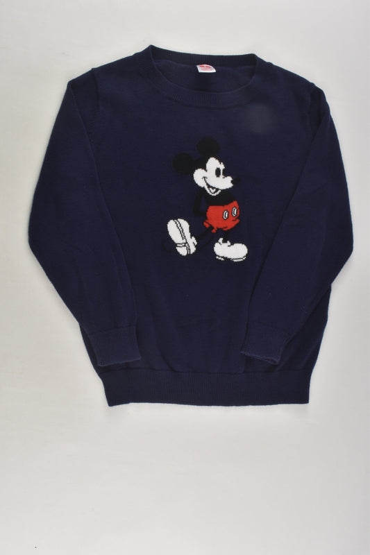 Uniqlo Size 5 (110 cm) Mickey Mouse Knit Jumper