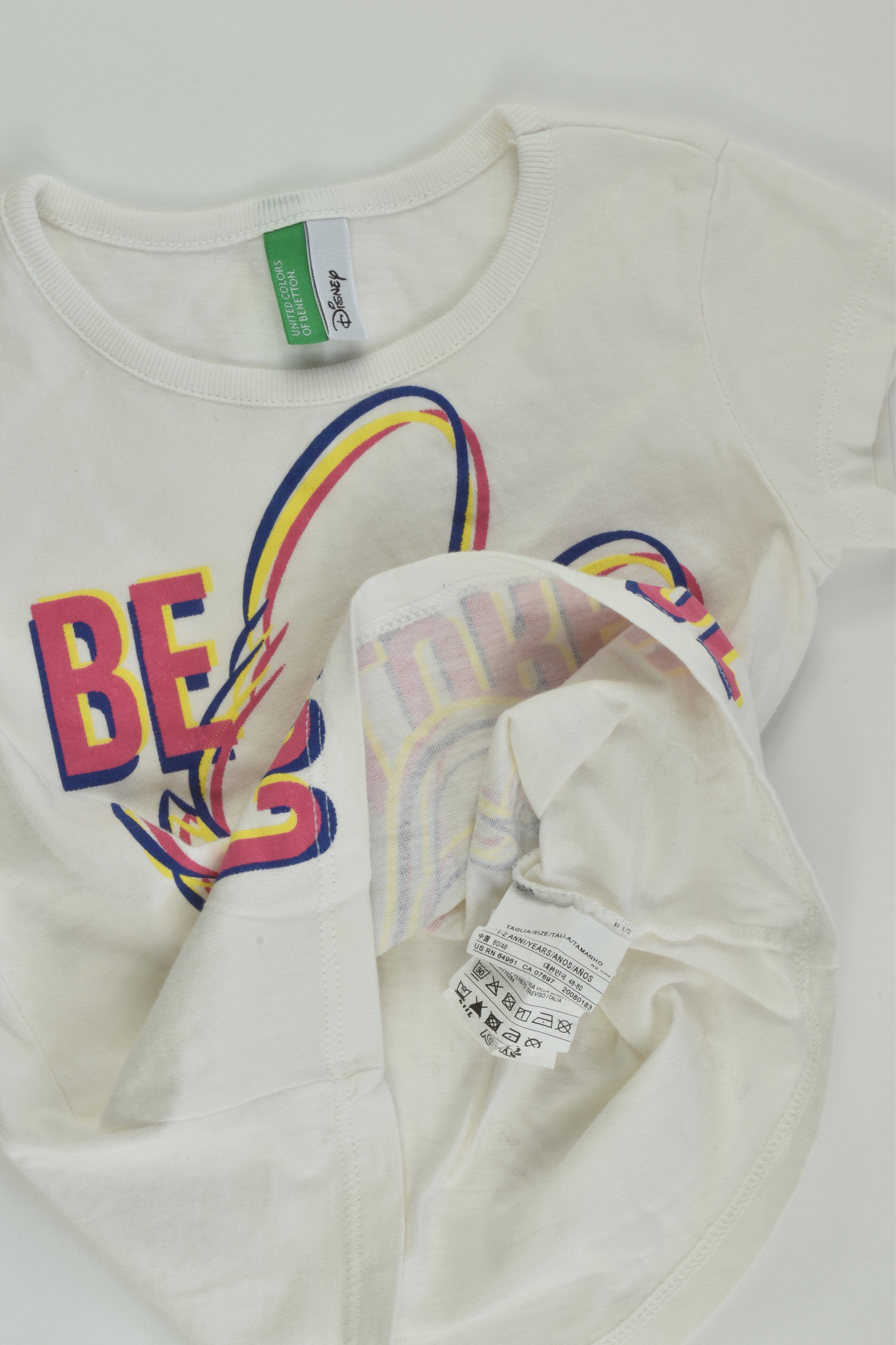 United Colors of Benetton Size 1 82 cm T shirt MiniMe Preloved