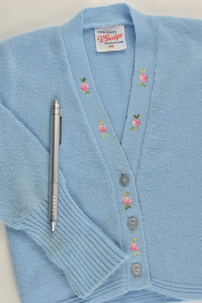 V. Gedye Size approx 1-2 Vintage (?) Knitted Cardigan