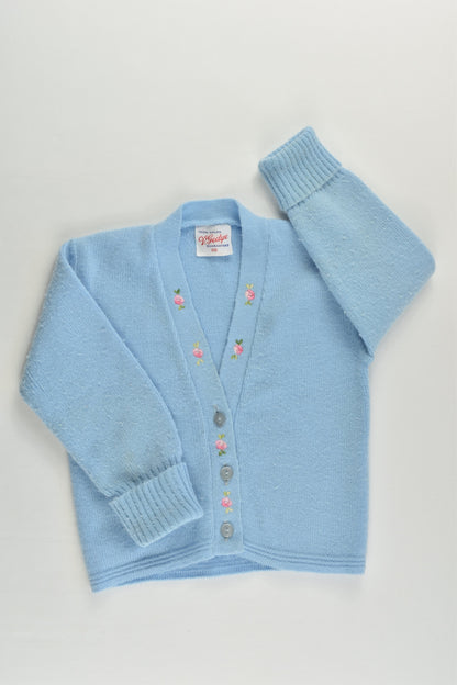 V. Gedye Size approx 1-2 Vintage (?) Knitted Cardigan