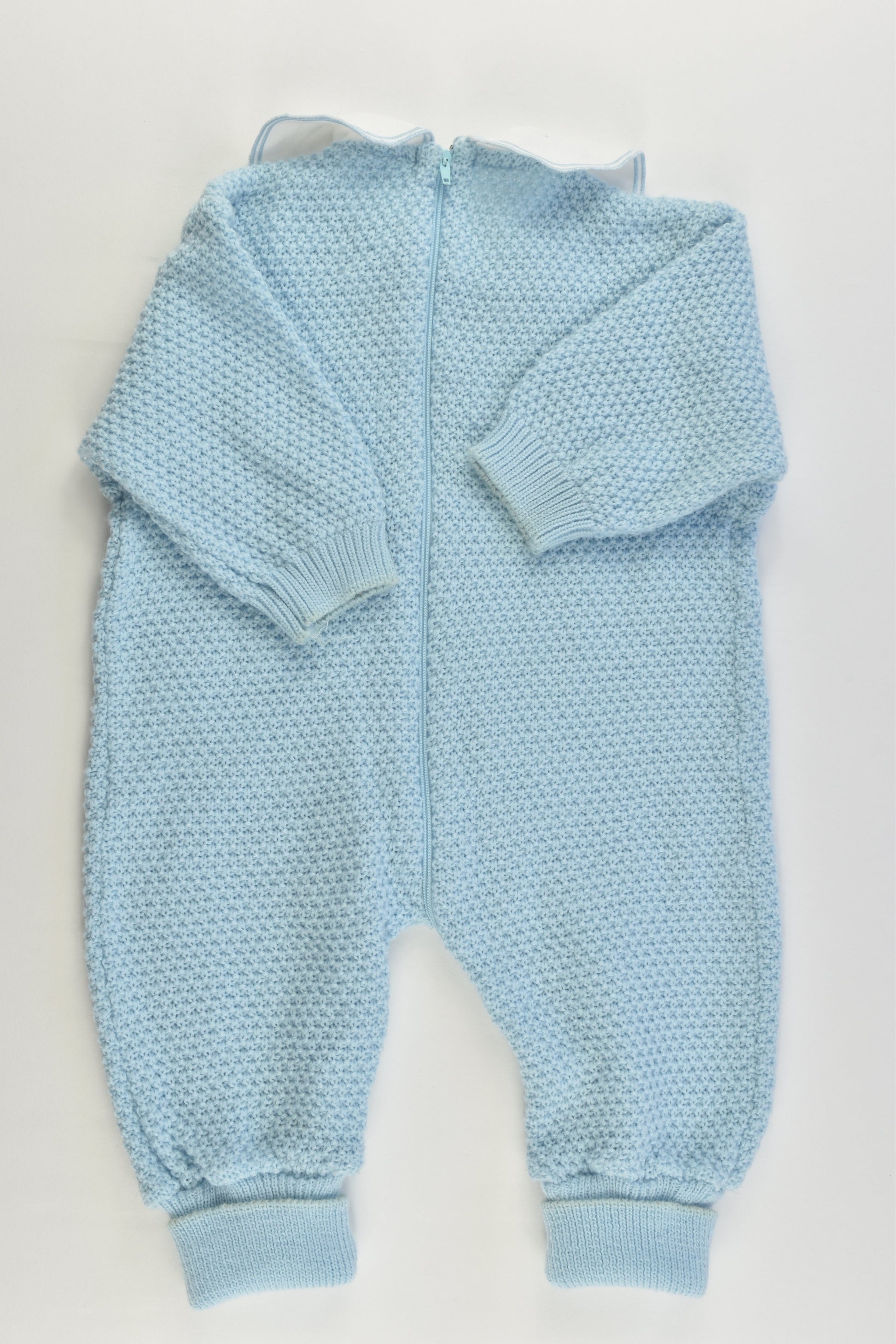 Valco Size 00 (68 cm) Knitted Romper with Squirrels on Collar