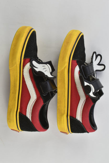 Vans of the Wall Size 12.5 Disney Mickey Mouse Shoes