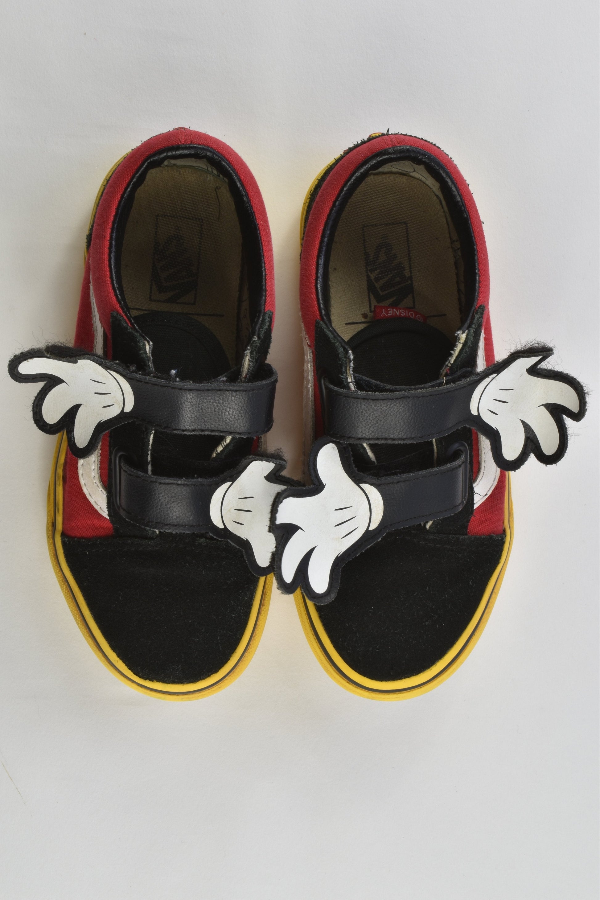 Vans of the Wall Size 12.5 Disney Mickey Mouse Shoes