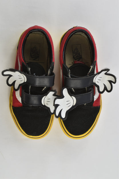 Vans of the Wall Size 12.5 Disney Mickey Mouse Shoes