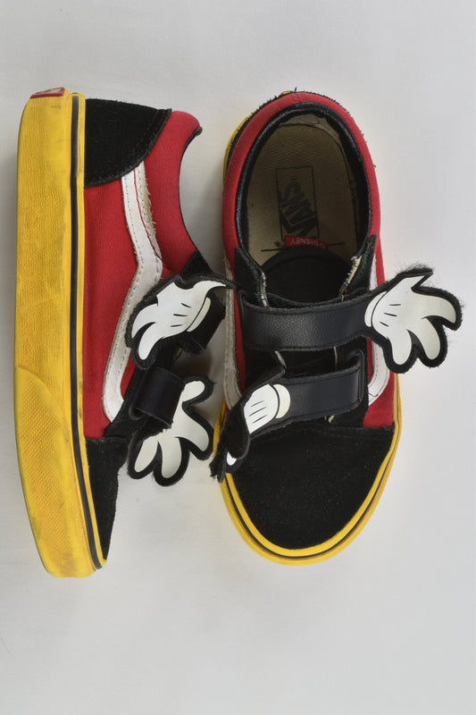 Vans of the Wall Size 12.5 Disney Mickey Mouse Shoes