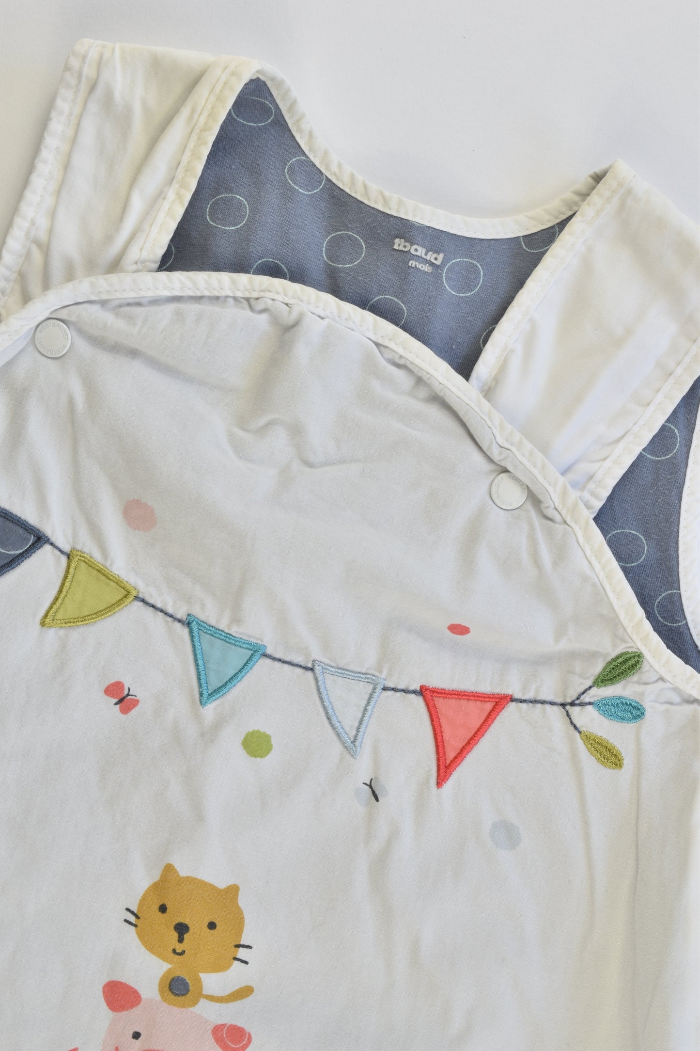 Vertbaudet (France) Size 0-6 months 'Fête Entre Amis' Approx 0.5 Tog Sleeping Bag