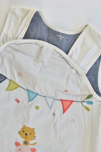 Vertbaudet (France) Size 0-6 months 'Fête Entre Amis' Approx 0.5 Tog Sleeping Bag