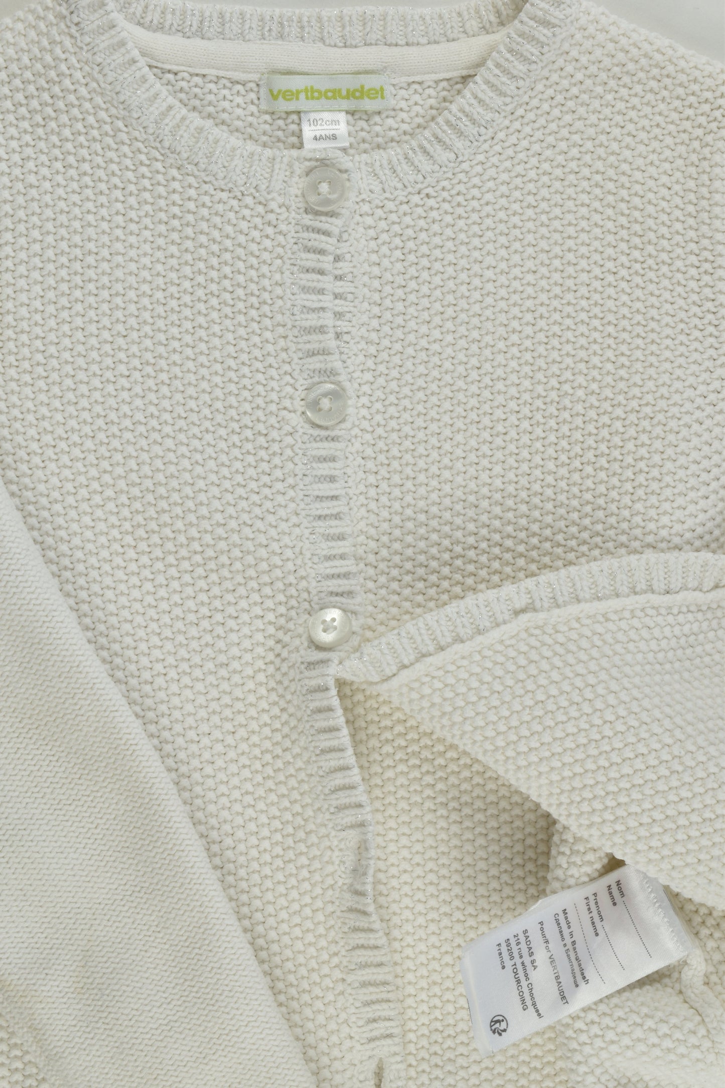Vertbaudet Size 3-4 (102 cm, 4 years) Cardigan