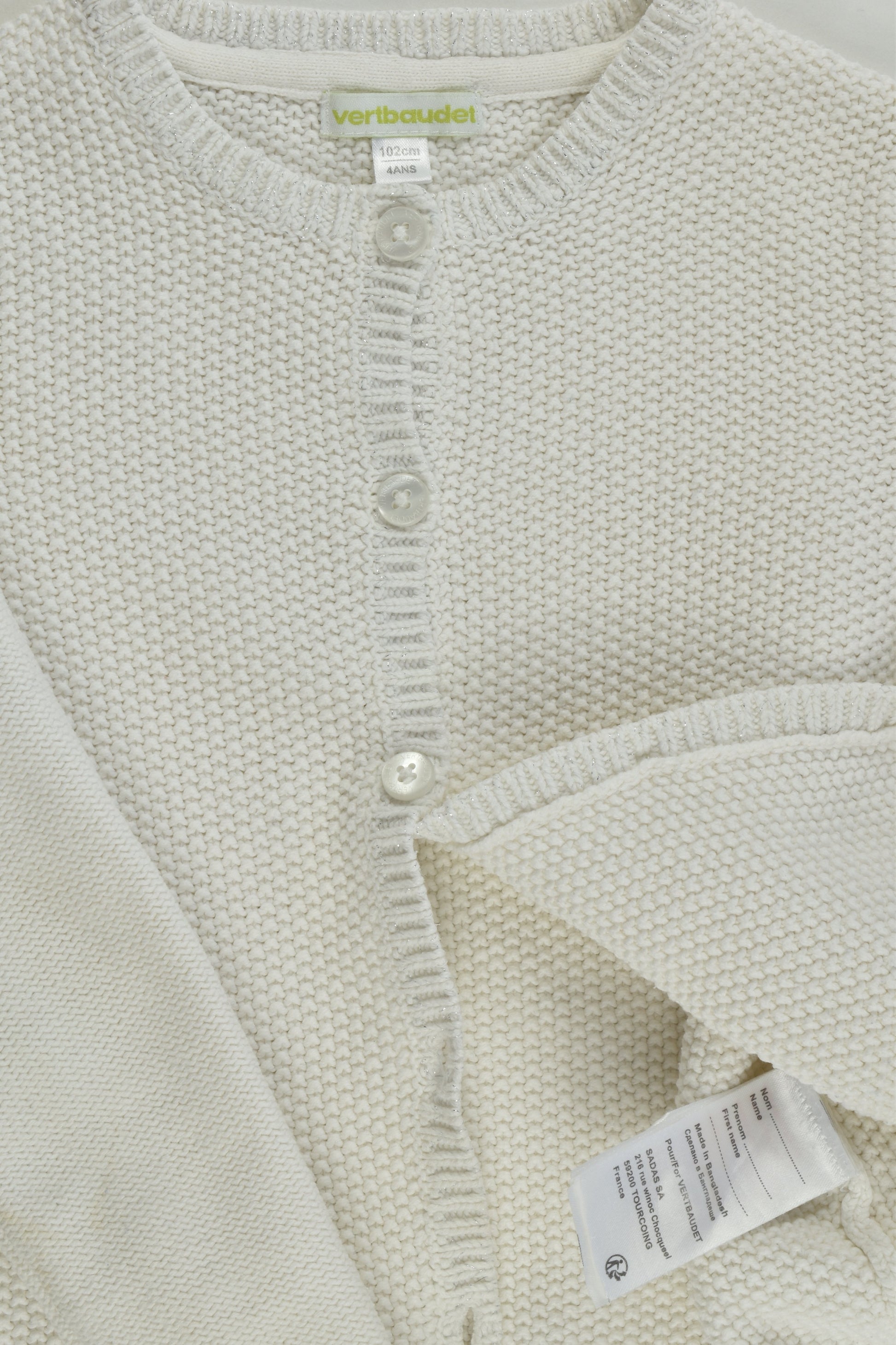 Vertbaudet Size 3-4 (102 cm, 4 years) Cardigan