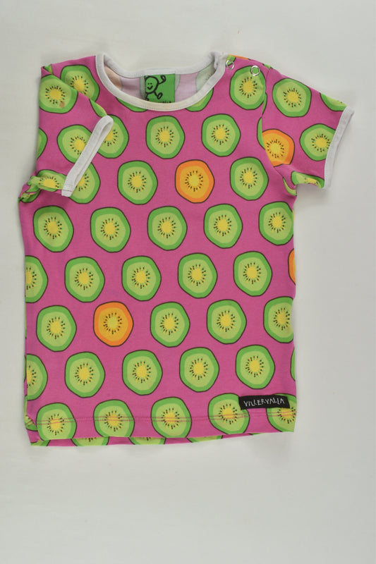 Villervalla Size 1 (86 cm) Kiwi T-shirt