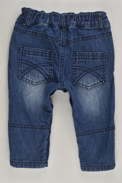 Waitrose Mini Size 00 (3-6 months) Lightweight Denim Pants