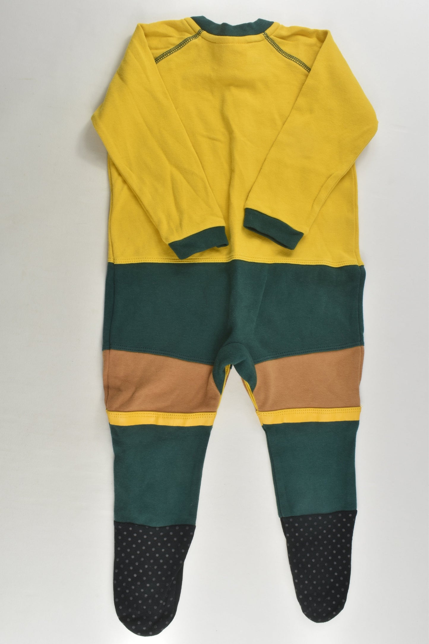 Wallabies Size 1 Footed Romper