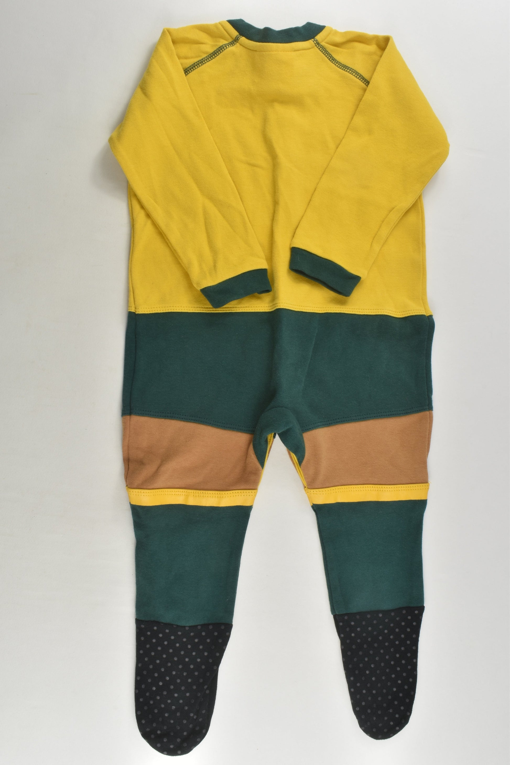 Wallabies Size 1 Footed Romper