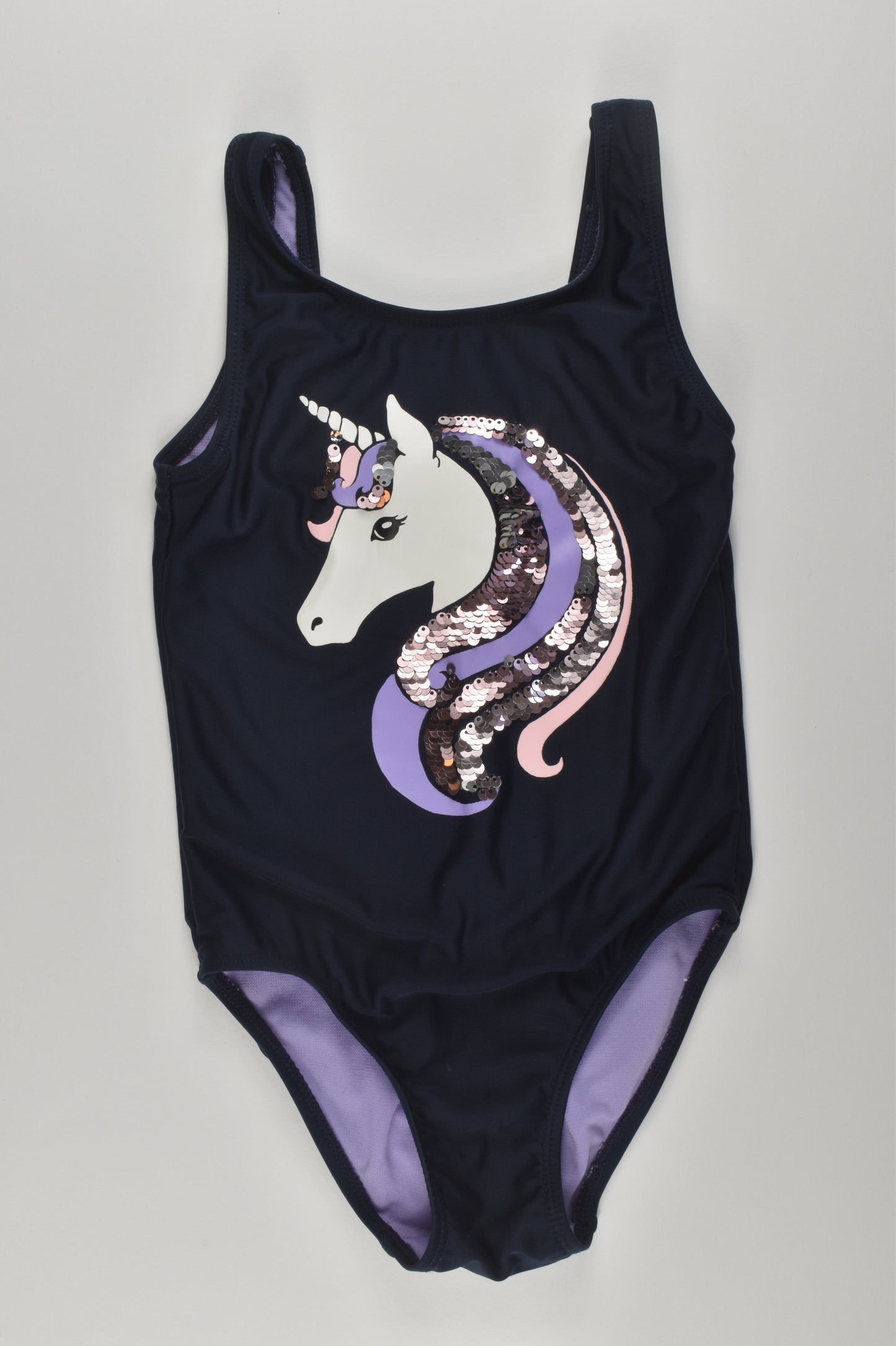 Wave Zone Size 4 Lined Unicorn Bathers