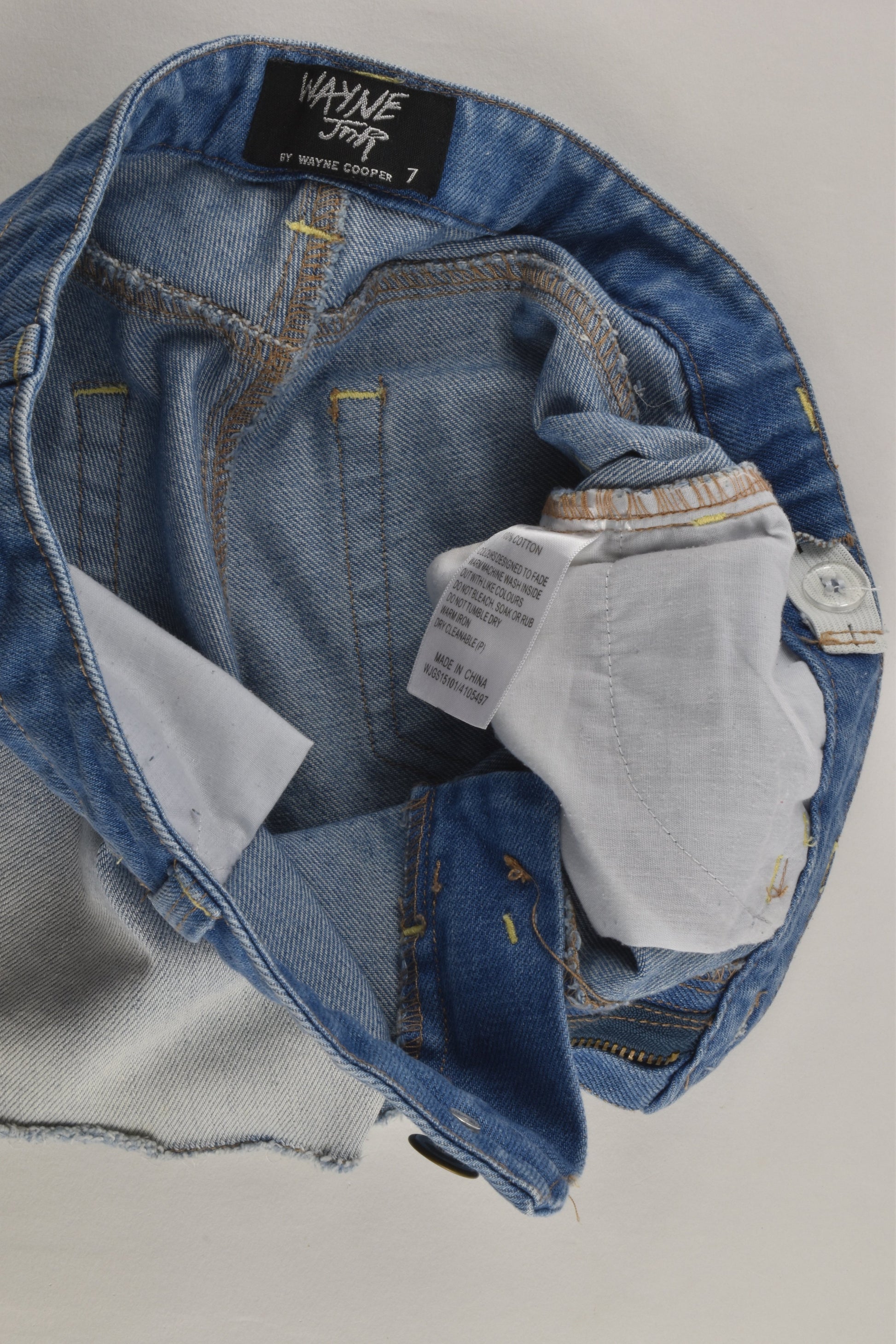 Wayne Jnr by Wayne Cooper Size 7 Denim Shorts