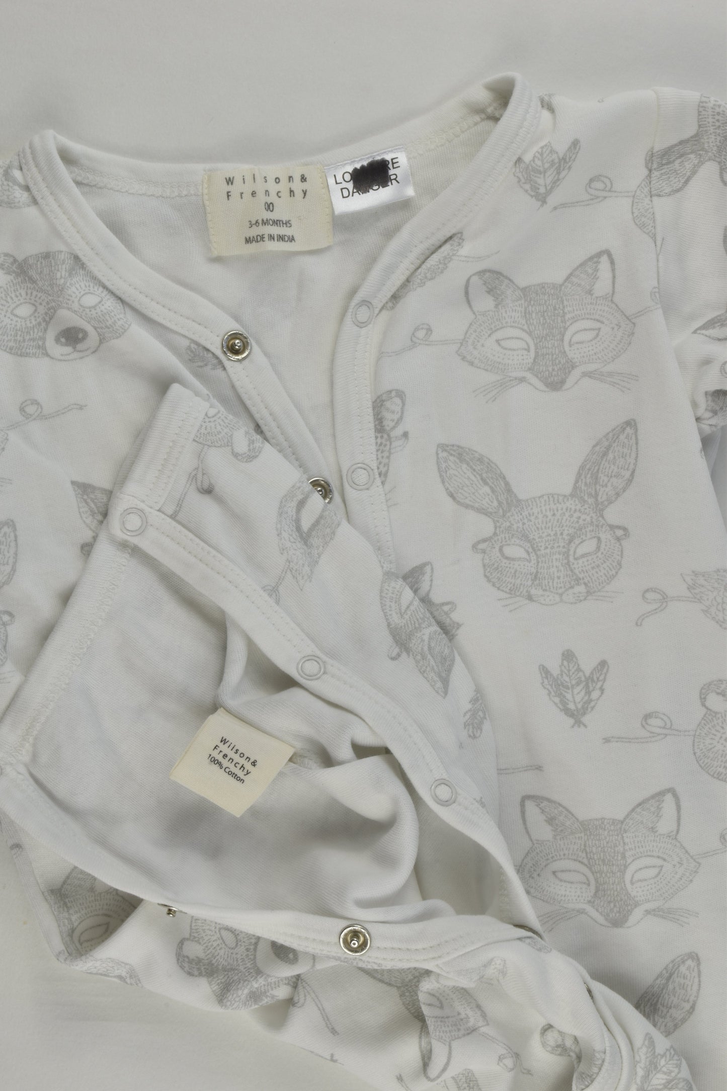 Wilson & Frenchy Size 00 (3-6 months) Short Romper