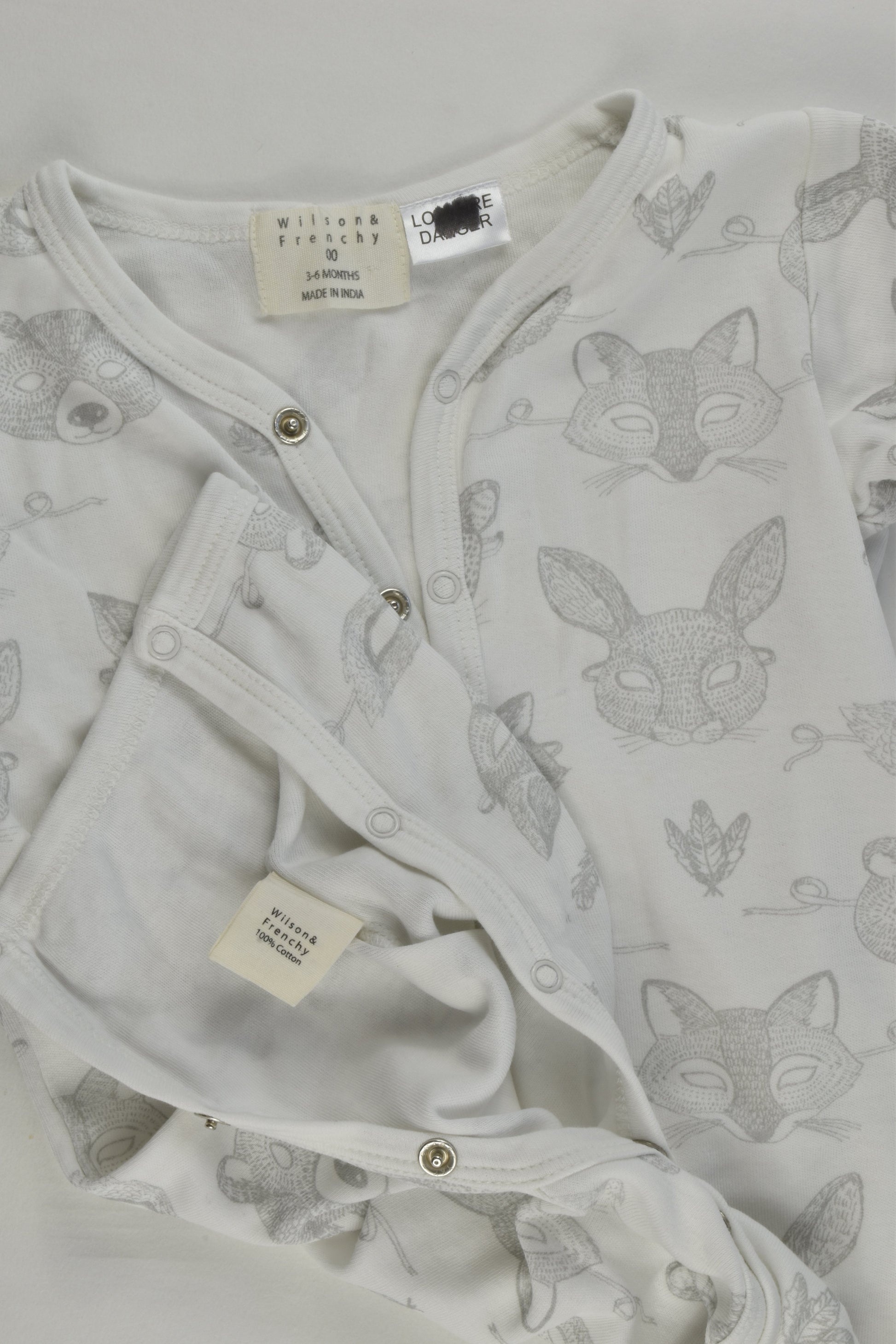 Wilson & Frenchy Size 00 (3-6 months) Short Romper