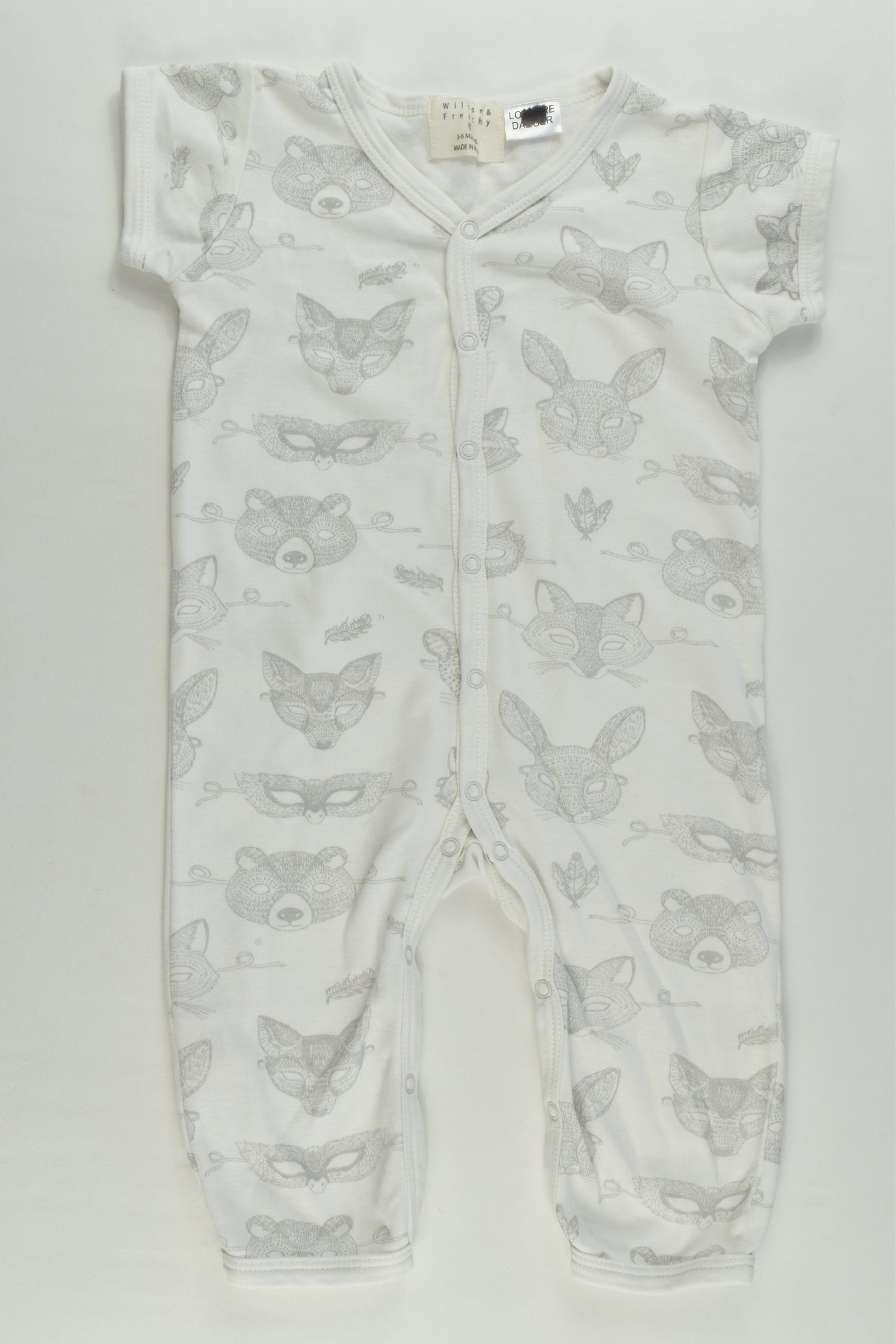Wilson & Frenchy Size 00 (3-6 months) Short Romper