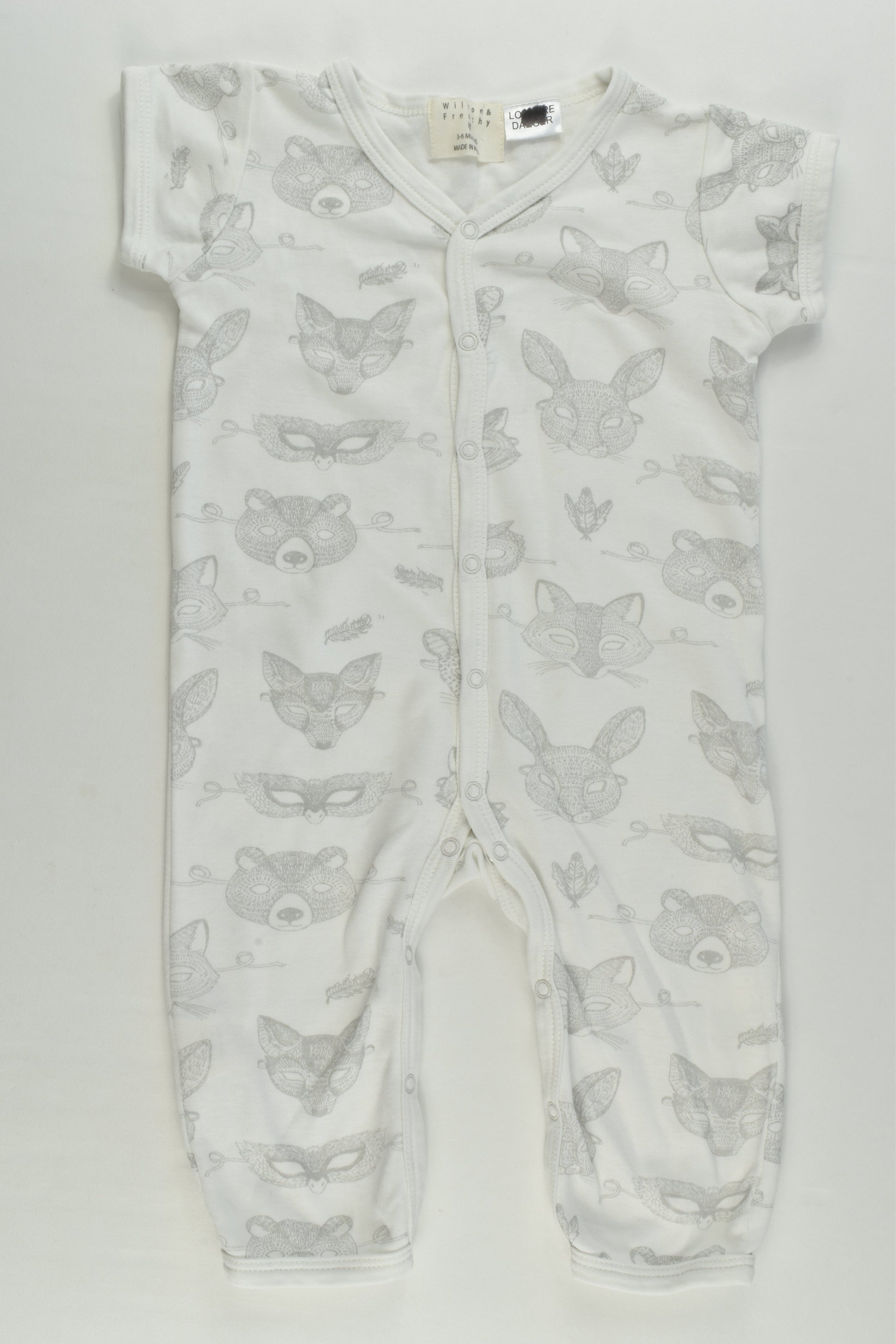 Wilson & Frenchy Size 00 (3-6 months) Short Romper
