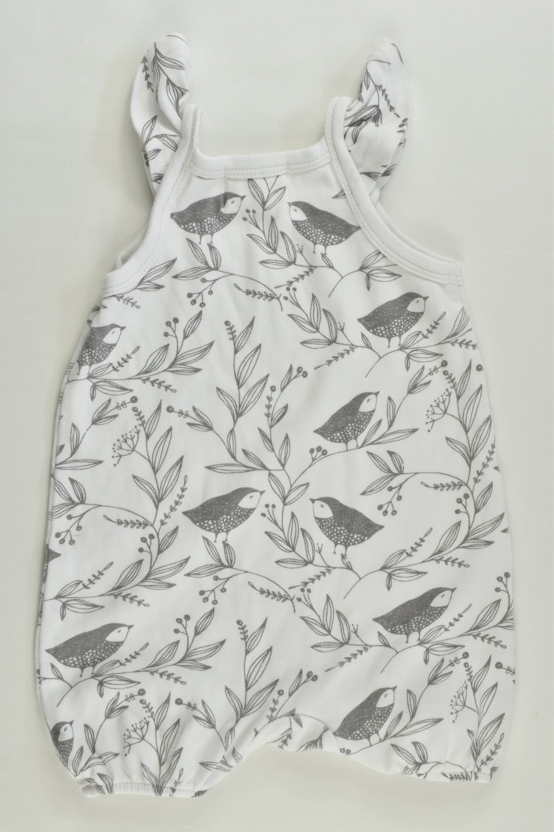 Wilson & Frenchy Size 00 Birds Short Romper