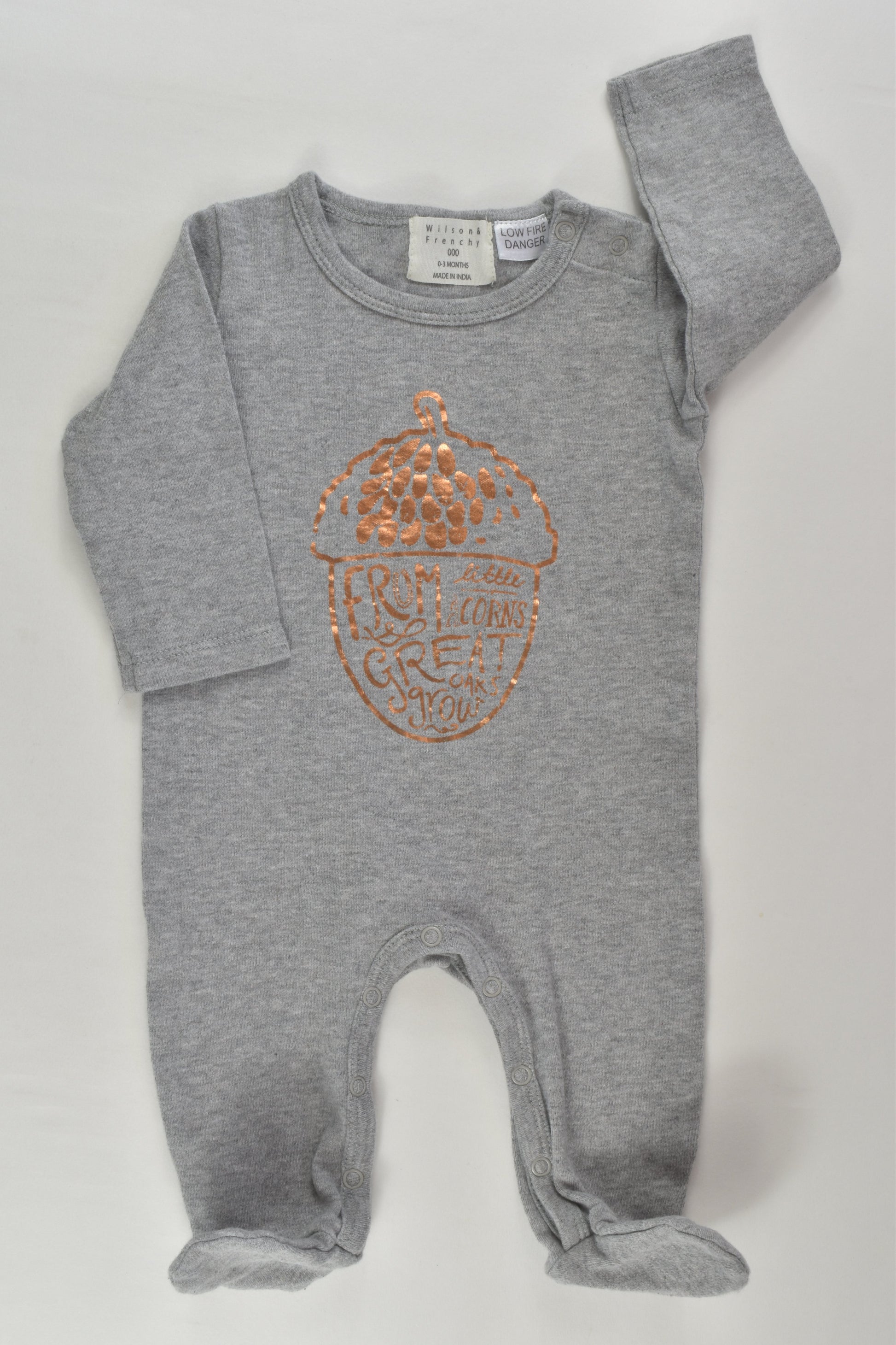 Wilson & Frenchy Size 000 Acorn Romper