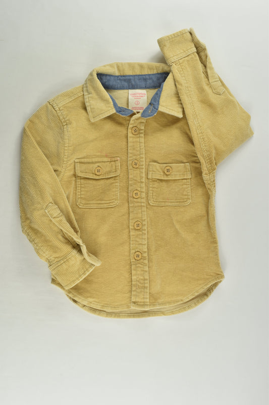 Winbots Kids Size 2 Stretchy Cord Shirt