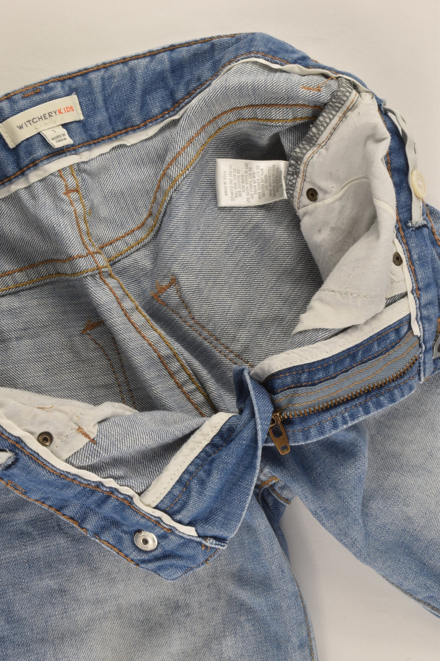Witchery Kids Size 7 Denim Short