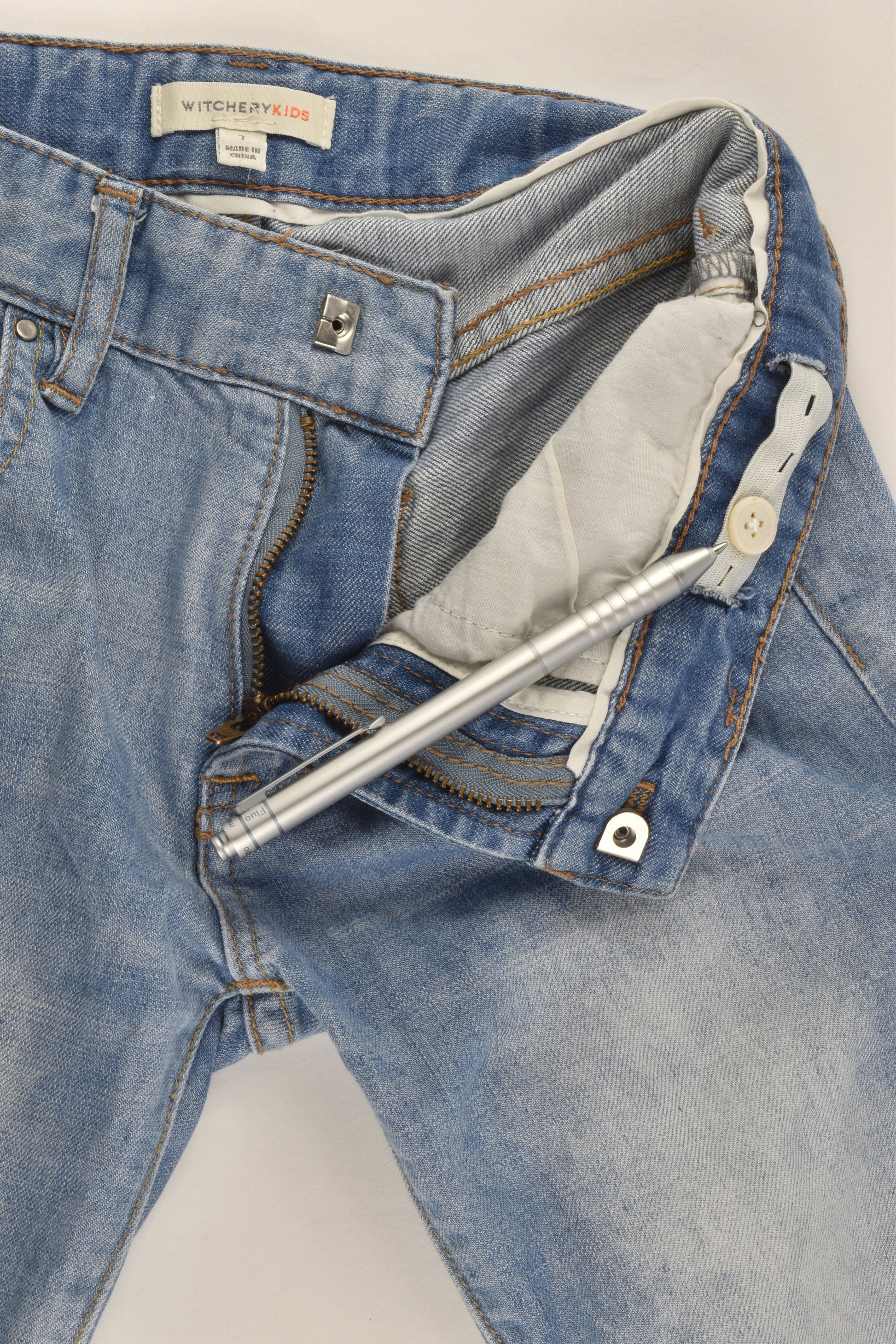 Witchery Kids Size 7 Denim Short