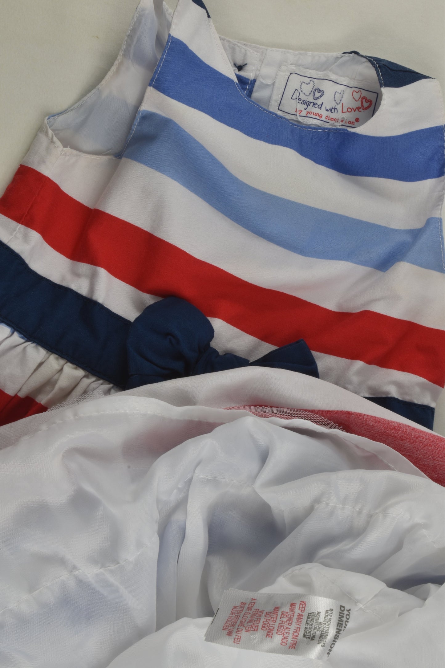 Young Dimension Size 0 (9/12 months) Lined Dress