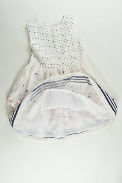 Young Dimension Size 2-3 (98 cm) Girls and Animals Lined Tulle Dress
